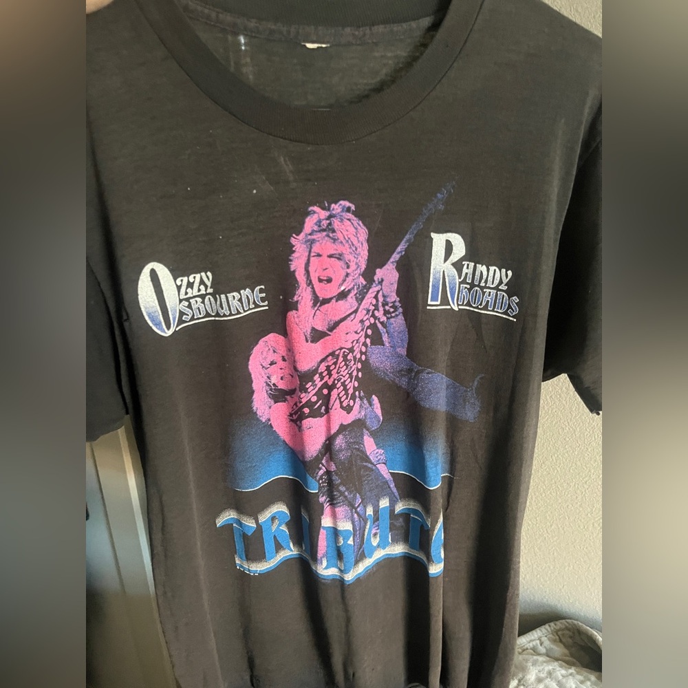 Ozzy Osbourne Randy Rhoads Tribute vintage T-Shirt